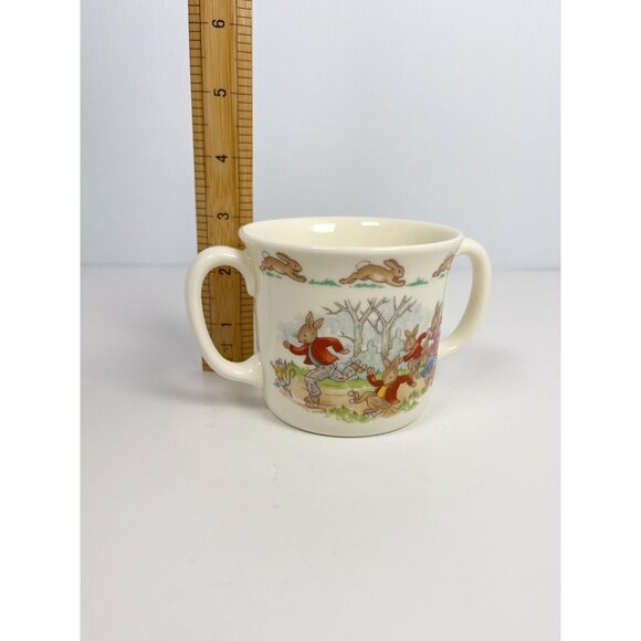 Bunnykins vintage double handle ceramic mug - Royal Doulton Bone China c 1936 - Picture 7 of 7